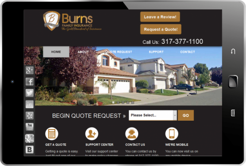 Responsive for Mobile Tablets